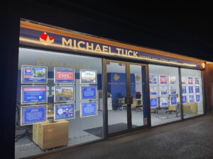Tewkesbury Estate Agents at Night