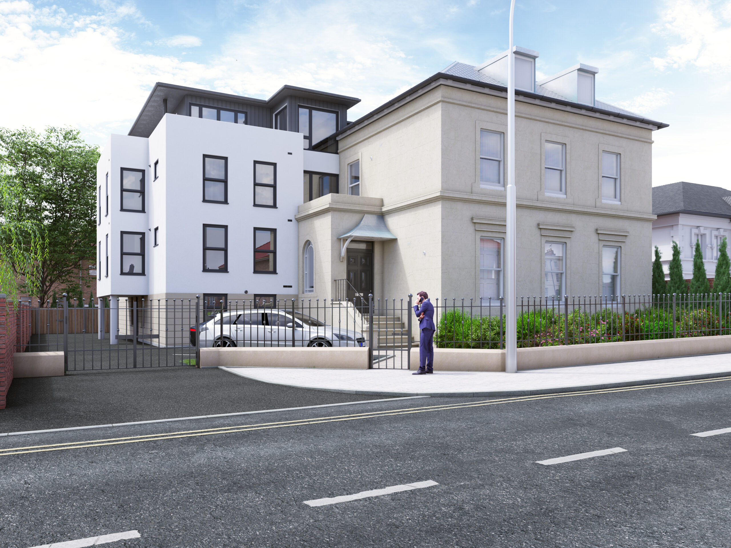 Hillfield Villas, London Road, Gloucester, CGI